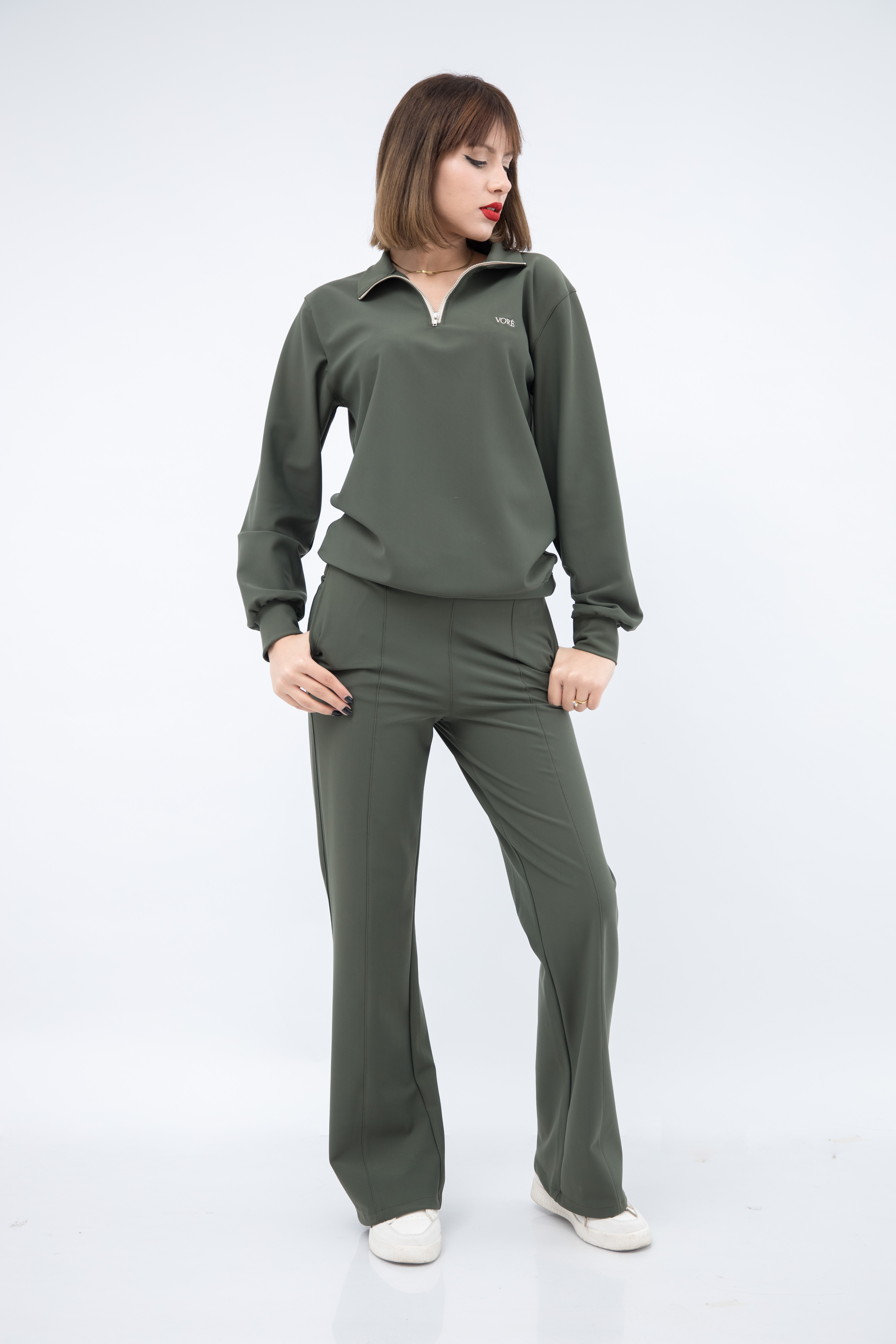Ensemble Signature Voré – Vert Olive